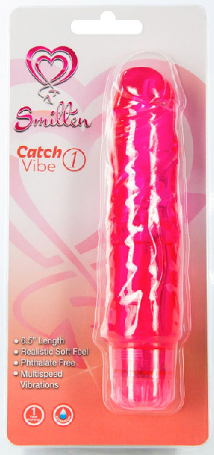 Catch Vibe 1 Realistic Soft Feel Multispeed Vibrator (Pink)  - Club X