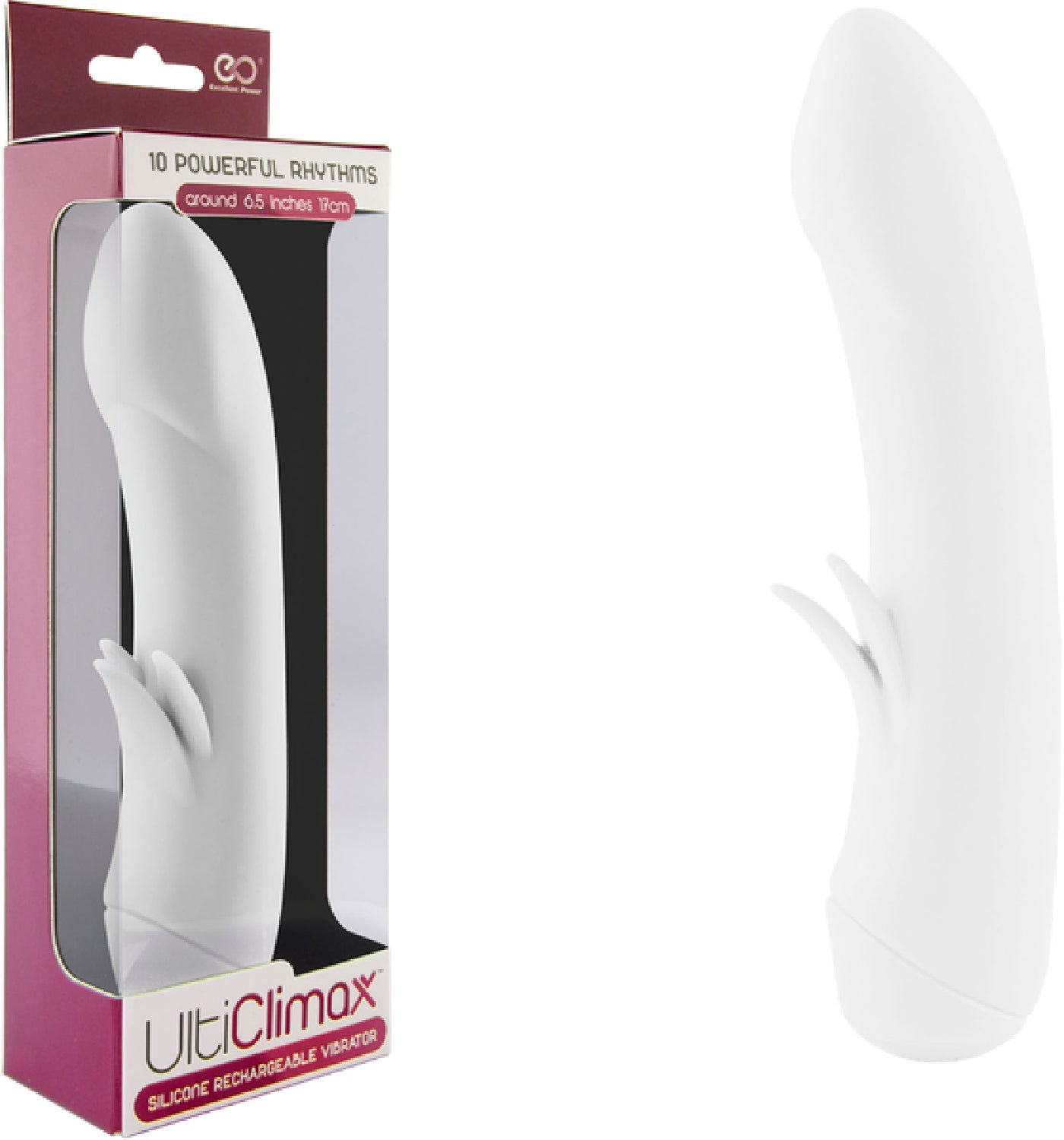 Silicone Rechargeable Vibrator Tickler  - Club X