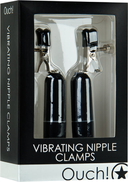 Ouch - Vibrating Nipple Clamps  - Club X