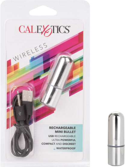 Rechargeable Mini Bullet (Silver)  - Club X