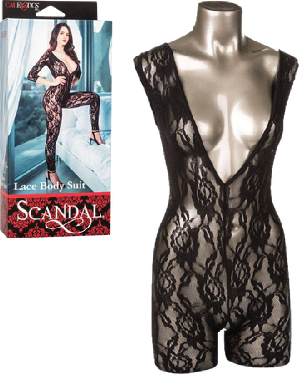 Scandal Lace Body Suit  - Club X