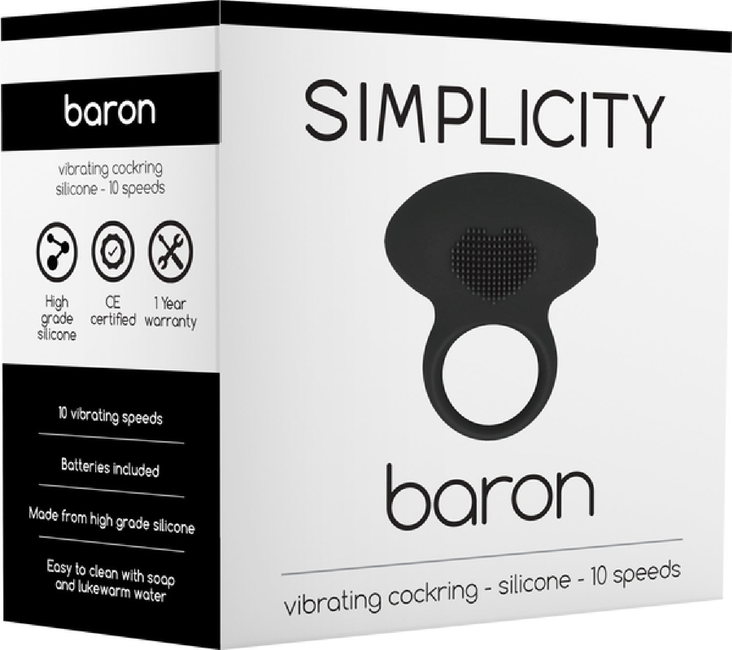 BARON Vibrating Cockring  - Club X