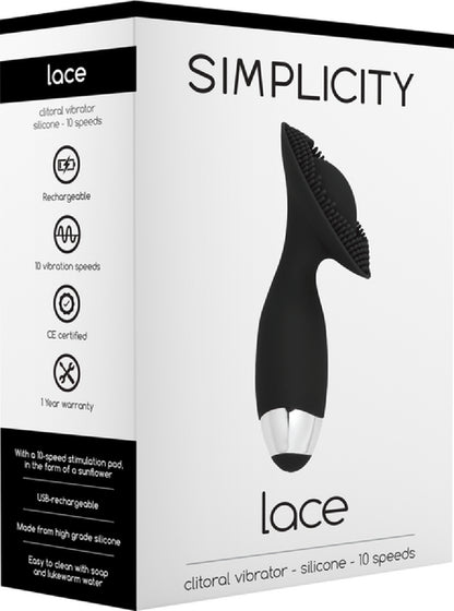 Simplicity LACE G-Spot   Clitoral Vibrator  - Club X