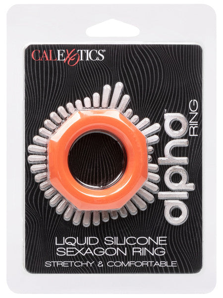 Alpha Liquid Silicone Sexagon Ring  - Club X