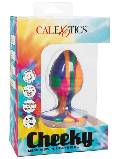 Cheeky Medium Swirl Tie-dye Plug  - Club X