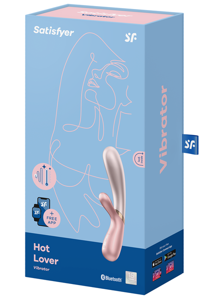 Satisfyer Hot Lover Pink/Dark Pink Incl. Bluetooth And App  - Club X