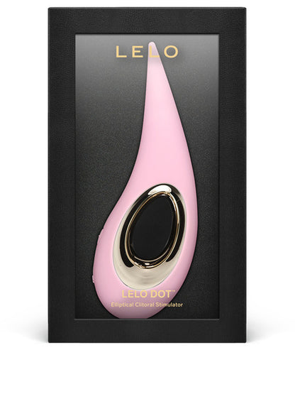 Lelo Dot High-Tech Suction Intense Vibrator Stimulator Totally Waterproof Design - Pink  - Club X