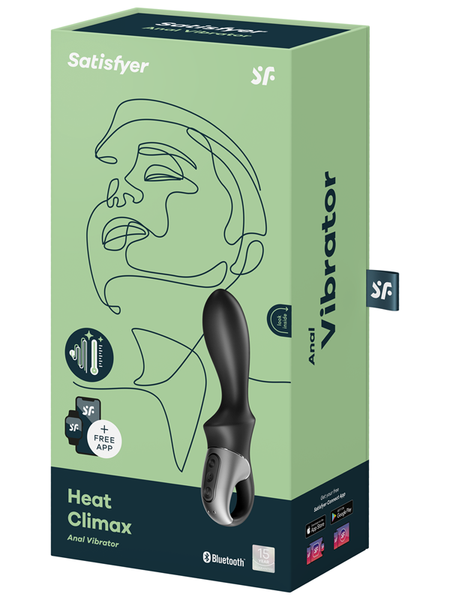 Satisfyer Heat Climax Connect App Anal Vibrator  - Club X
