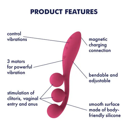 Satisfyer Tri Ball 1 Stimulator Vibrator  - Club X