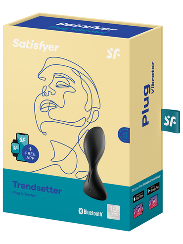 Satisfyer Trendsetter Connect App Vibrator - Black  - Club X