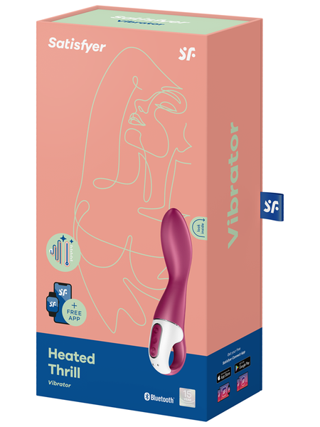 Satisfyer Heated Thrill Connect App Stimulation w/ Warm Vibrations  - Club X