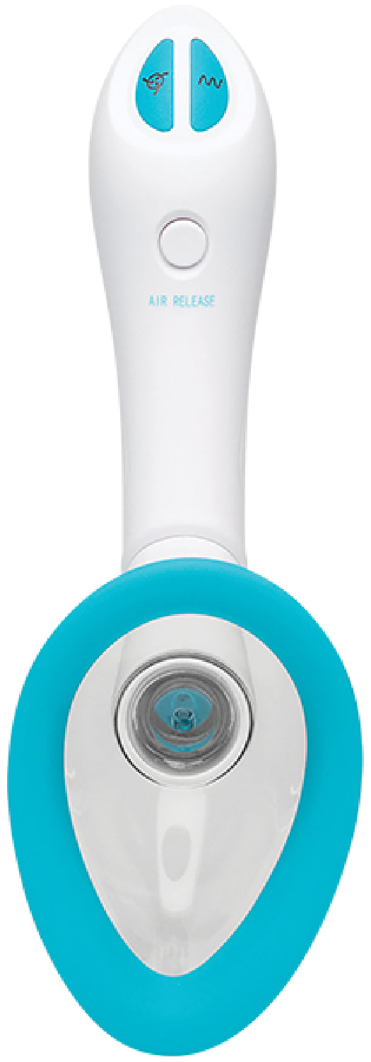 Intimate Body Pump - Automatic - Vibrating - Rechargeable (Sky Blue/White)  - Club X