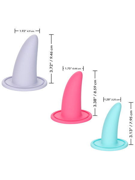 She-ology Advanced 3-piece Wearable Vaginal Dilator Set  - Club X