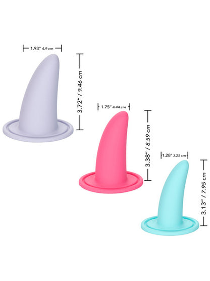 She-ology Advanced 3-piece Wearable Vaginal Dilator Set  - Club X