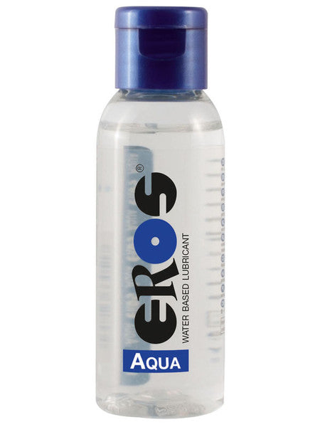 EROS AQUA WATER BASED LUBRICANT BOTTLE 50 ML  - Club X