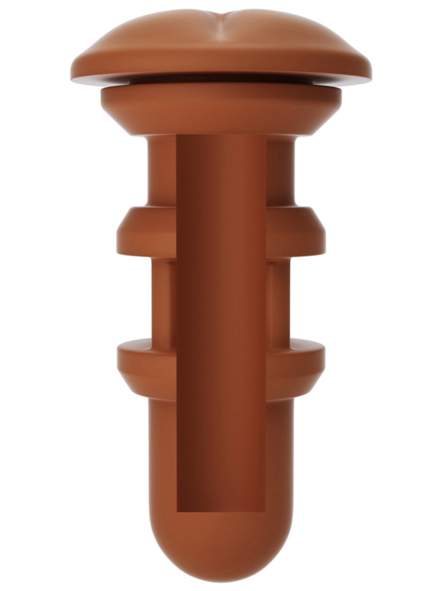 Autoblow A.I. Silicone Anus Sleeve - Brown  - Club X
