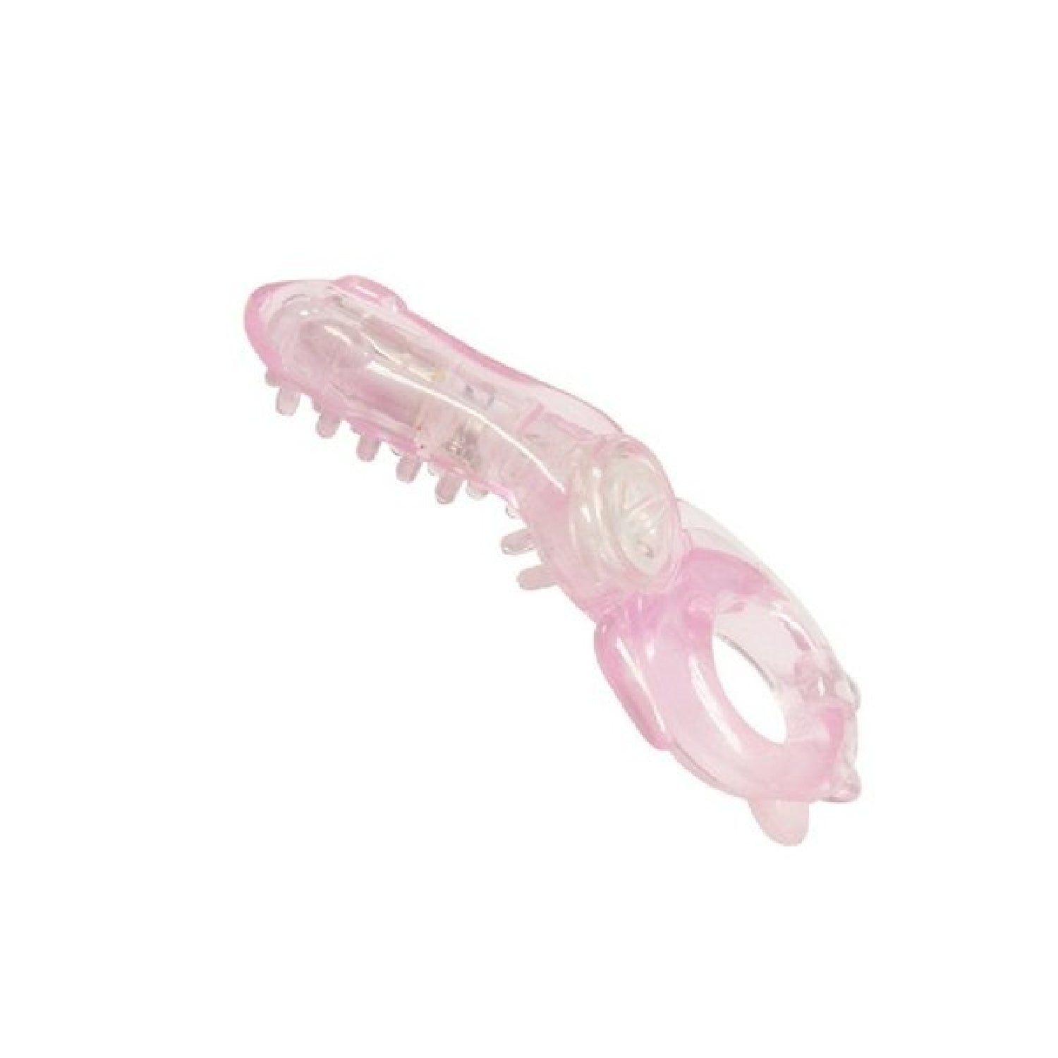Funny Frog Vibe Cock Ring (Clear)  - Club X