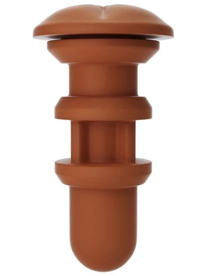 Autoblow A.I. Silicone Anus Sleeve - Brown  - Club X