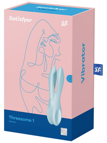 Satisfyer Threesome 1 Light Blue  - Club X