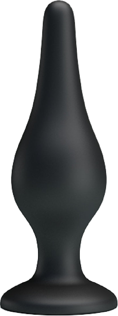 Pretty Love Sensitive Prostate Plug (Black)  - Club X