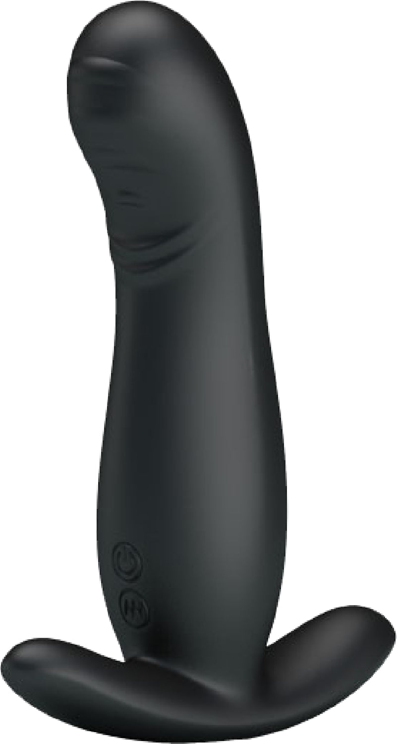 Pretty Love Vibrating Rechargeable Prostate Massager (Black)  - Club X