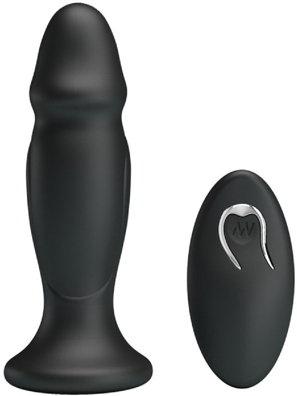 Mr Play Powerful Vibrating Anal Plug (Black) - Club X