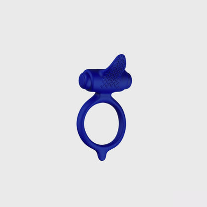 Bswish Bcharmed Basic Vibrating Cock Ring (Reflex Blue)  - Club X
