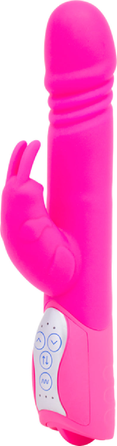 Thrust Me Silicone  Rabbit Vibrator (Pink)  - Club X