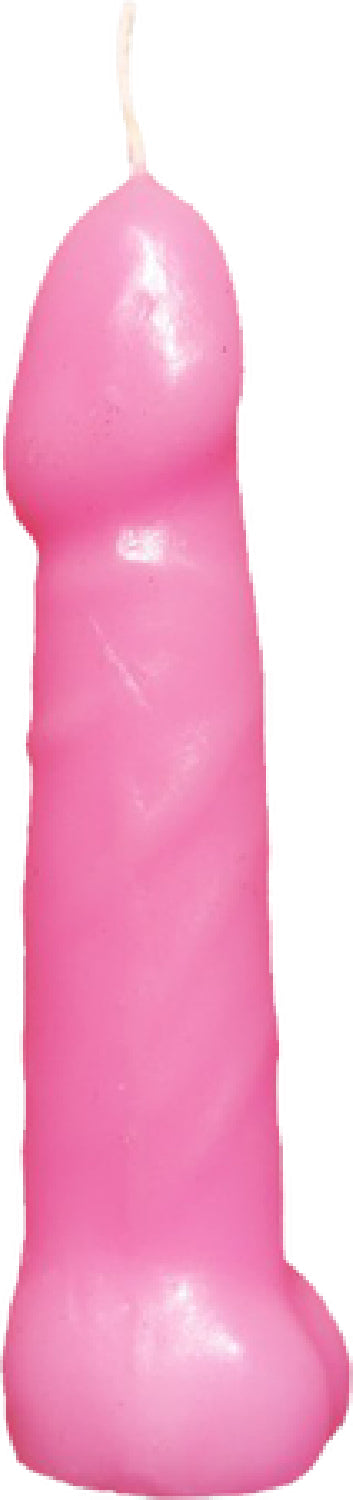 Bachelorette Pecker Party Pink Candles 5Pk  - Club X