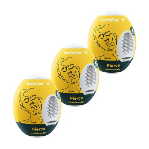 Satisfyer Masturbator Eggs 3-Pack - Riffle  - Club X