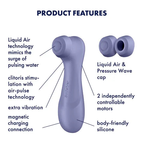 Satisfyer Pro 2 Generation 3 Vibrator - Wine Red  - Club X