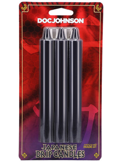 Japanese Drip Candles 3 Pack - Red  - Club X