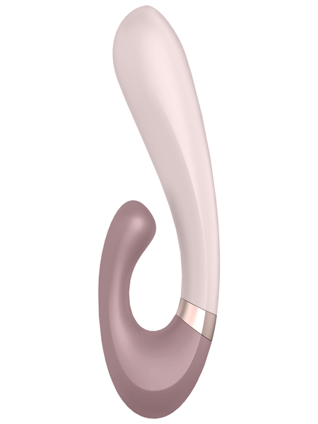Satisfyer Heat Wave Connect App Mauve Vibrator Stimulator - Mauve  - Club X