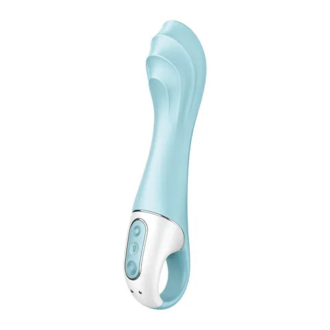 Satisfyer Air Pump Vibrator 5 App Control - Blue  - Club X