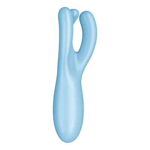 Satisfyer Threesome 4 App Control Stimulator - Pink  - Club X