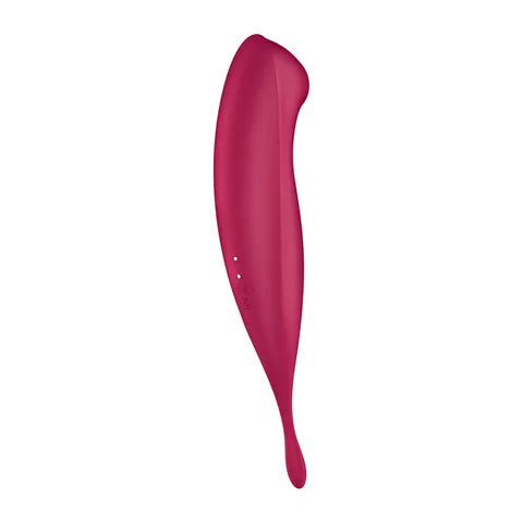 Satisfyer Twirling Pro+ App Control  Vibrator - Dark Red  - Club X