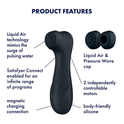 Satisfyer Pro 2 Generation 3 with App Control Powerful Vibrator - Wine Red  - Club X
