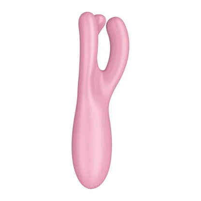 Satisfyer Threesome 4 App Control Stimulator - Pink  - Club X