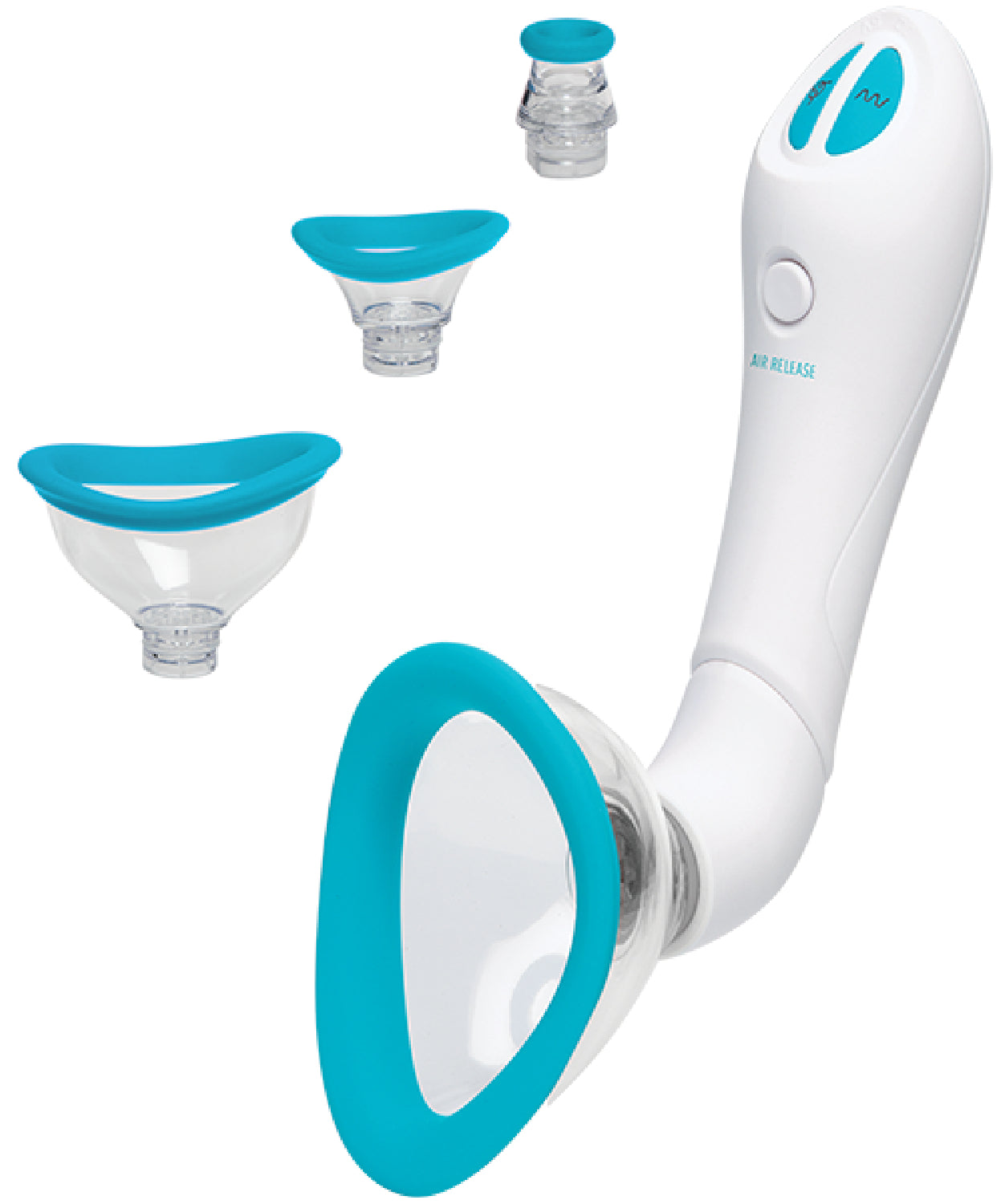 Intimate Body Pump - Automatic - Vibrating - Rechargeable (Sky Blue/White)  - Club X