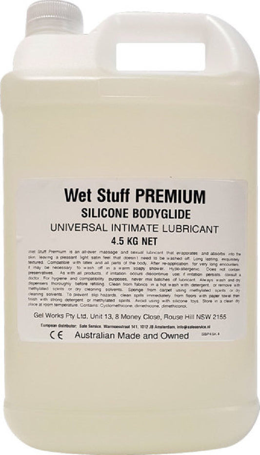 Wet Stuff Premium Silicone - Universal Intimate Lubricant -Bottle (4.5Kg) Default Title - Club X