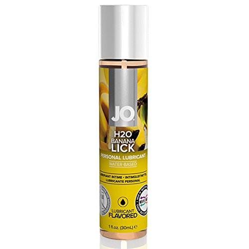 JO H2O Flavored 1 Oz 30 ml Banana Lick (T) Default Title - Club X