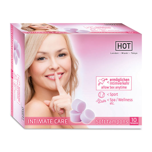 Hot Intimate Care Soft Tampons  - Club X