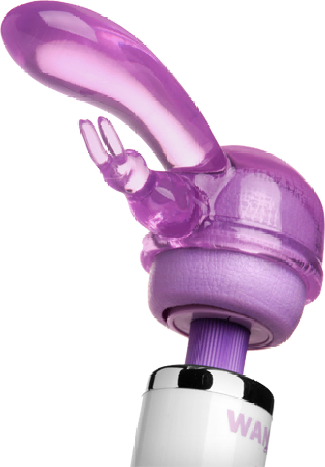 Original Rabbit Dual Stimulation Wand Attachment (Lavender)  - Club X