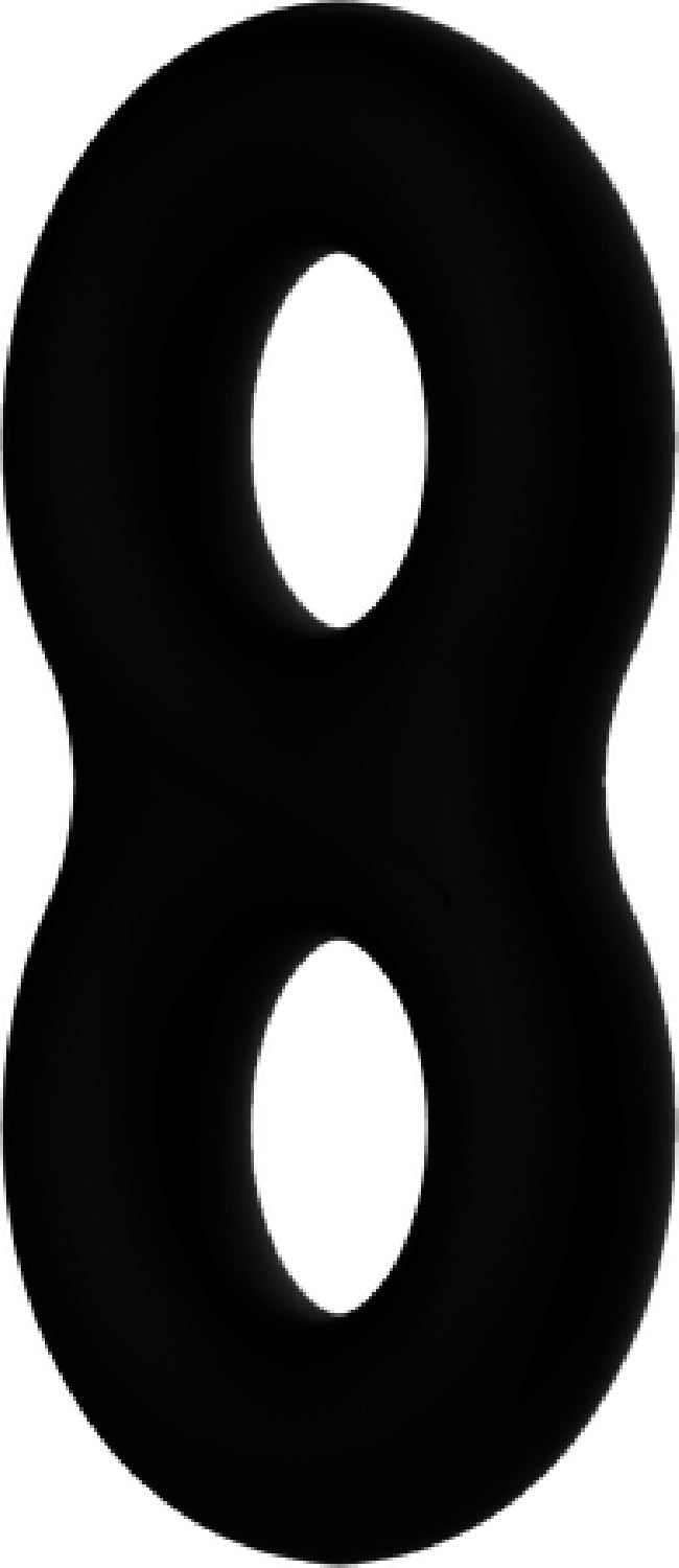 Super Soft Silicone Figure 8 Cockring  - Club X