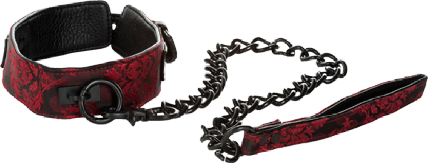 Scandal Collar With Leash  - Club X