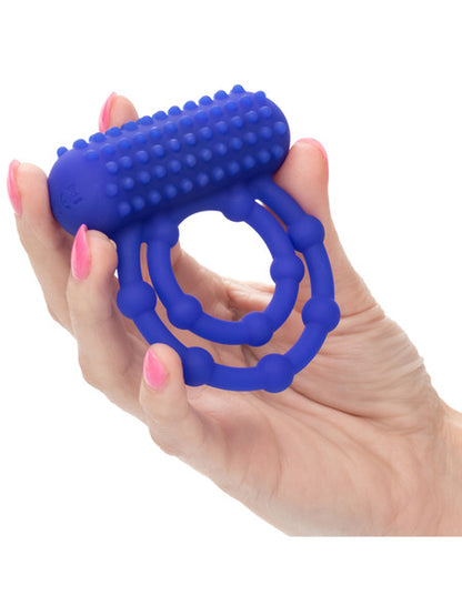 Silicone Rechargeable 10 Bead Maximus Ring  - Club X