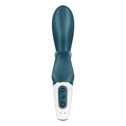 Satisfyer Hug Me Rabbit Vibe App Control - Turquoise  - Club X