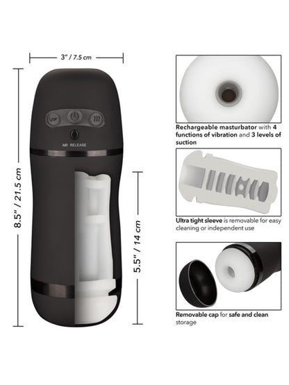 Optimum Power Pulsar Stroker Intense Vibrator  - Club X