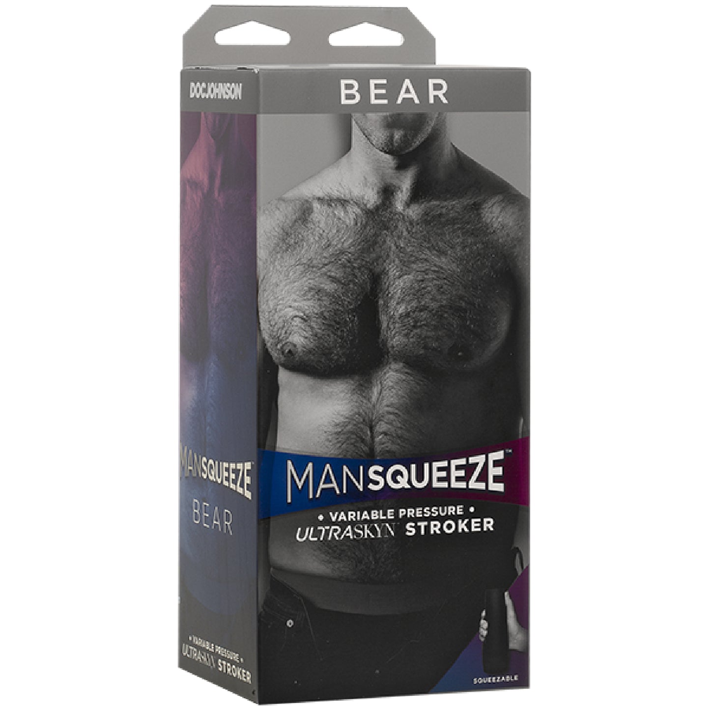 Bear Man Squeeze Ass Ultraskyn Stroker  - Club X