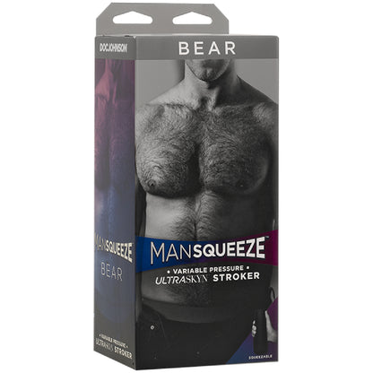 Bear Man Squeeze Ass Ultraskyn Stroker  - Club X